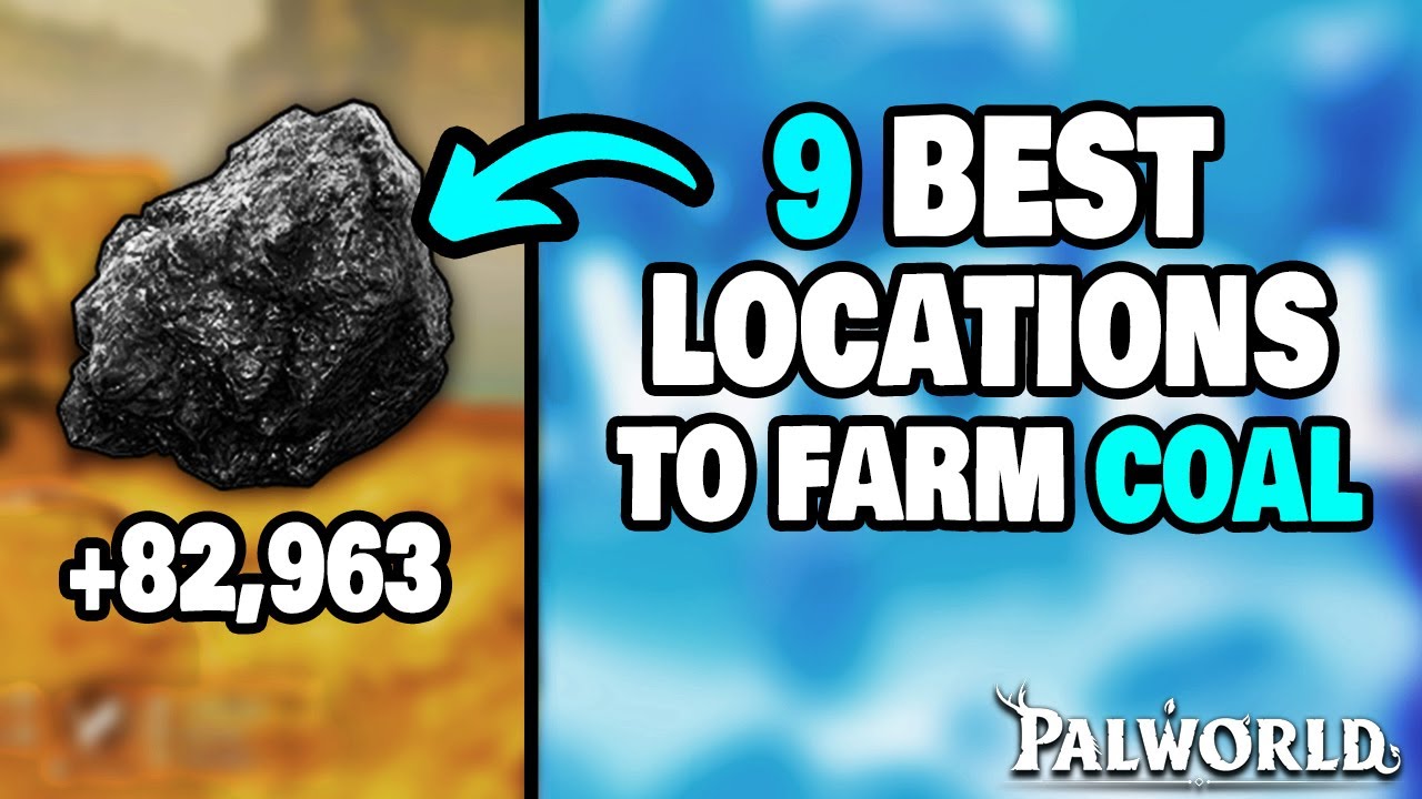 9 ЛУЧШИХ мест для добычи угля в Palworld!