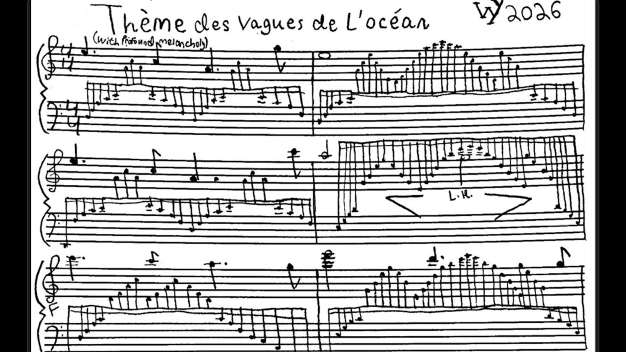 Original Piano Composition “Thème des vagues de l’océan”