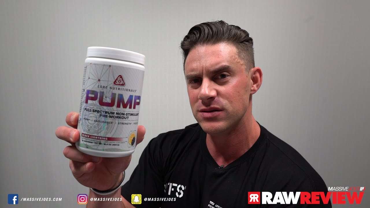 Core Nutritionals Pump Stim Free Pre-Workout Supplement | MassiveJoes Raw Review