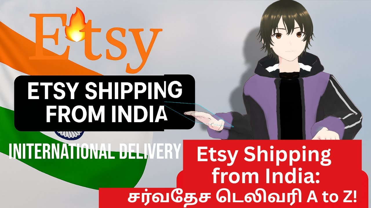 Etsy Shipping Tutorial in Tamil | How to Ship International Orders from India