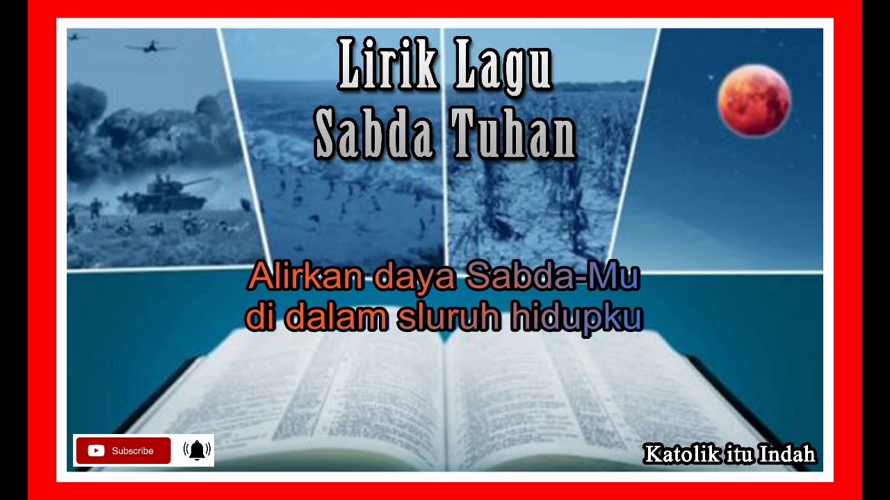 Lirik Lagu Sabda Tuhan - Katolik itu Indah
