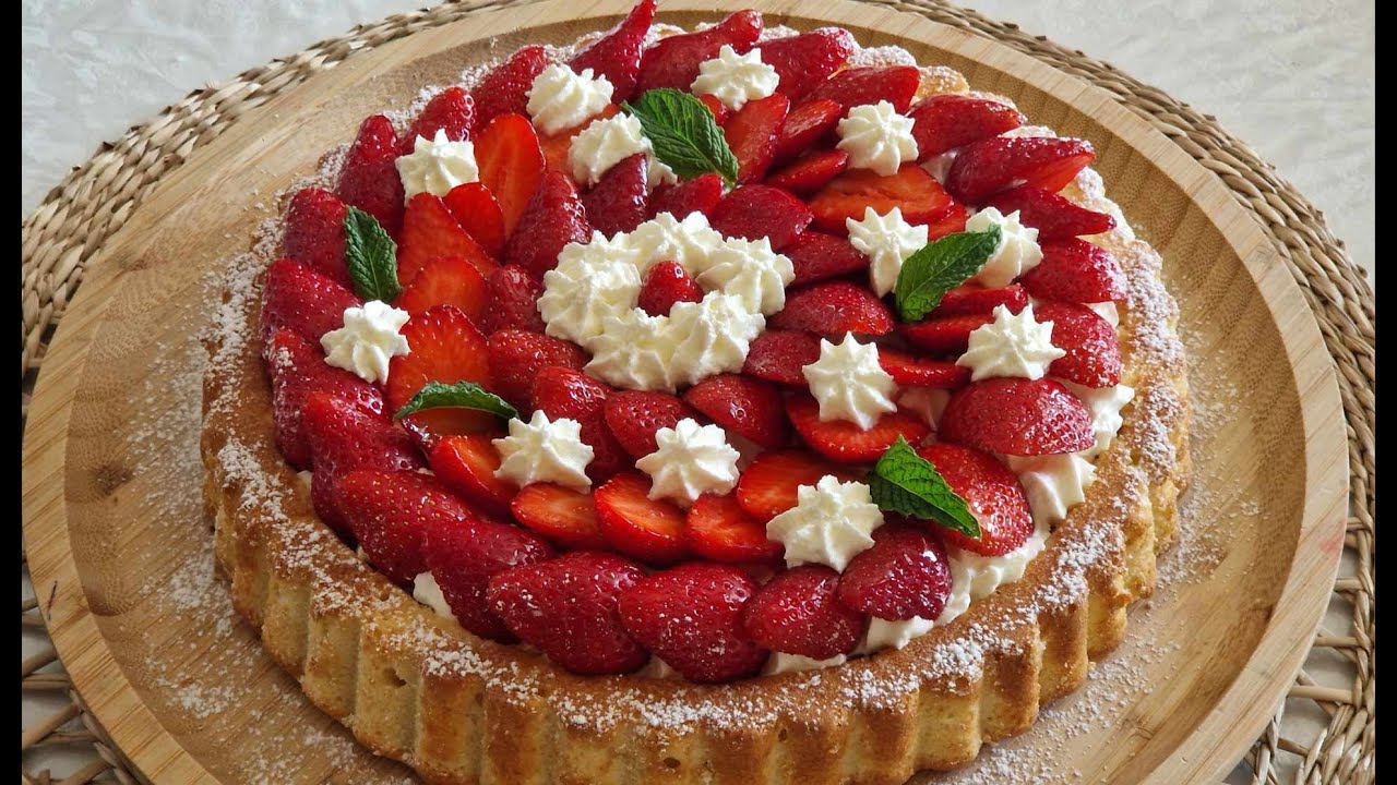 Recette : Biscuit Façon Tarte aux Fraises