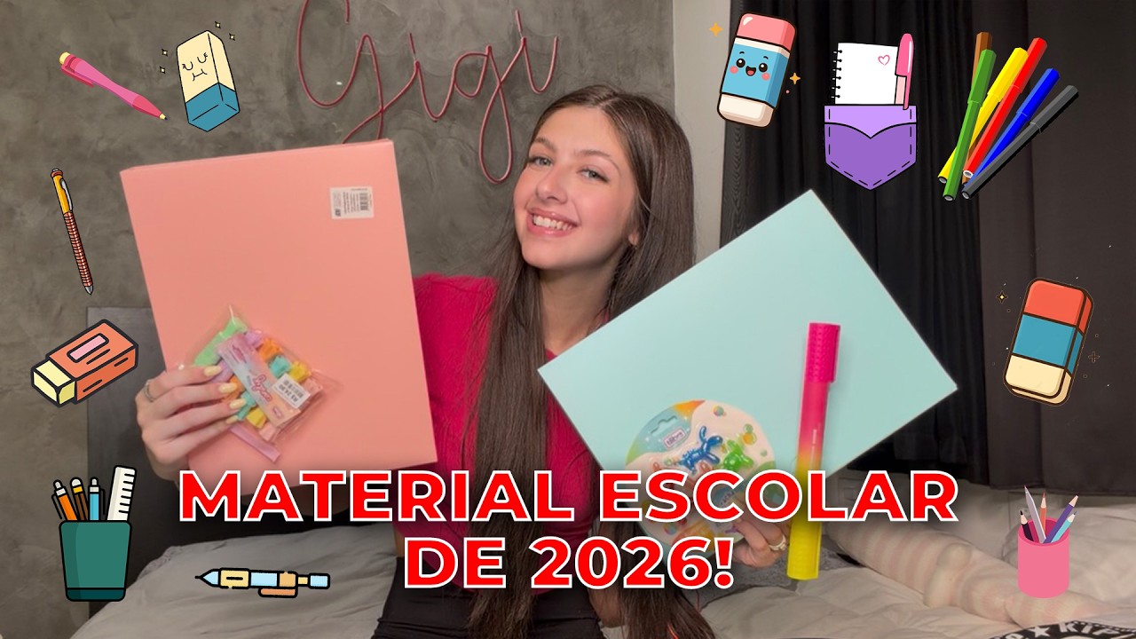 MEU MATERIAL ESCOLAR 2026! 