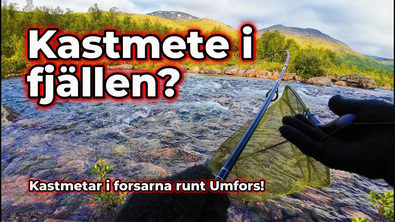FISKE | Kastmete i fjällen | Fiskar forsarna runt Hemavan