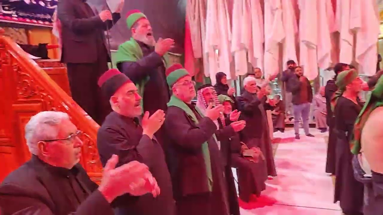 لطم قريض للرادود أمير العارضي في موكب شباب علي بن الحسين ع ليلة جرح الامام علي ع 19 رمضان 1447 هجريه