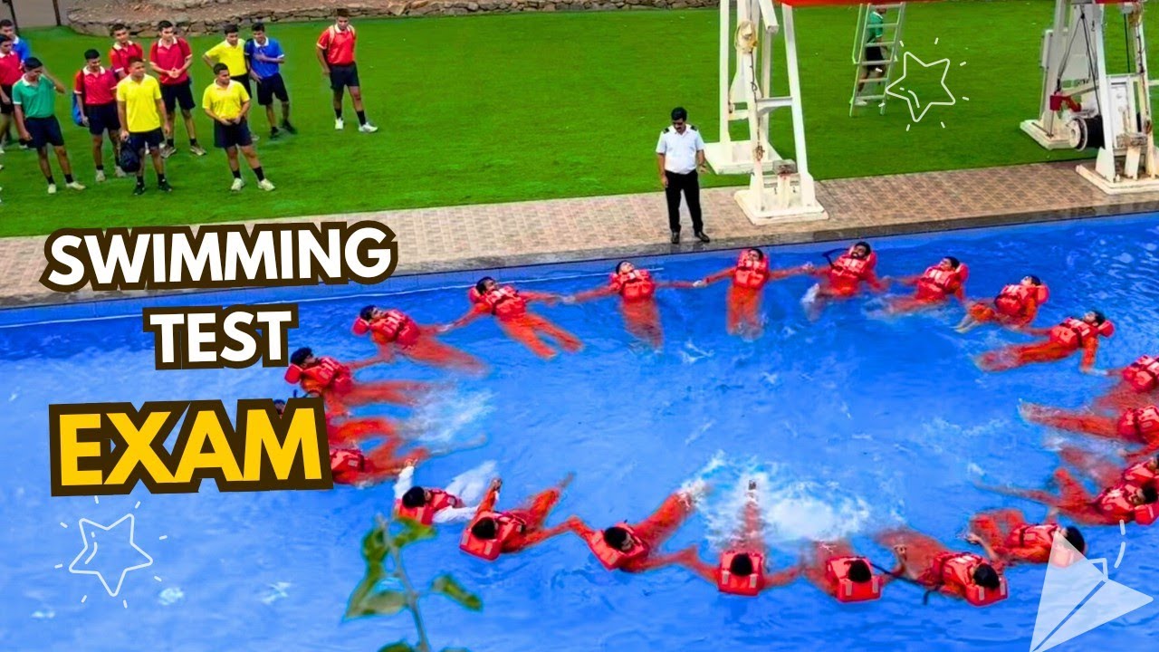 Swimming Test Exam || TS RAHAMAN ||#youtubevideo #swimming #exam #merchantnavy #gprating #tsrahaman