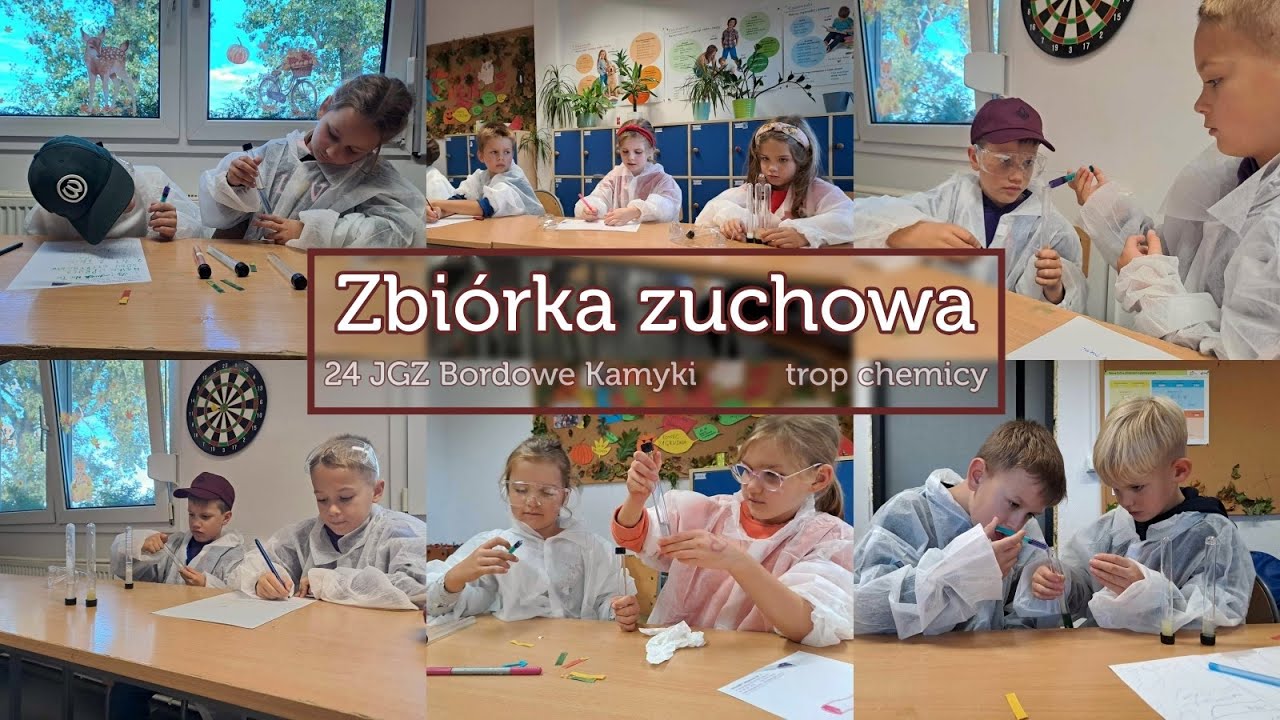 Na zbiórce zuchowej #1 trop chemicy | 24 JGZ