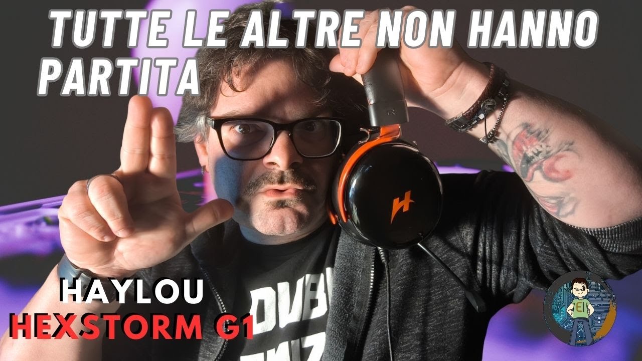 HAYLOU HexStorm G1 - Perfette per il gaming superbe per il cinema con Virtual Surround 7.1