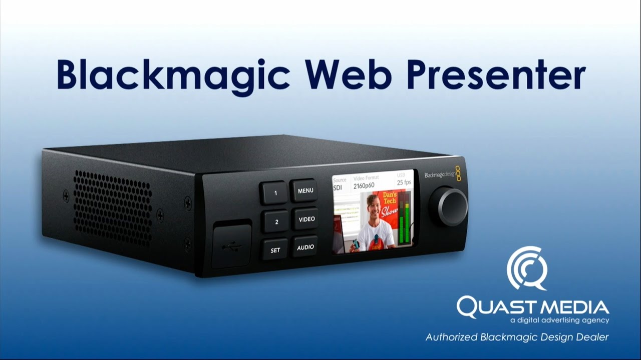 Blackmagic Design Web Presenter Explained