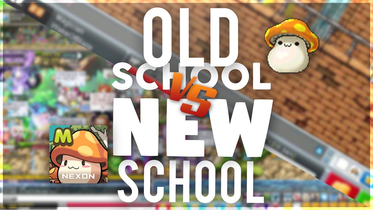 Old School VS New School MapleStory - Do You Want A Old School Server?