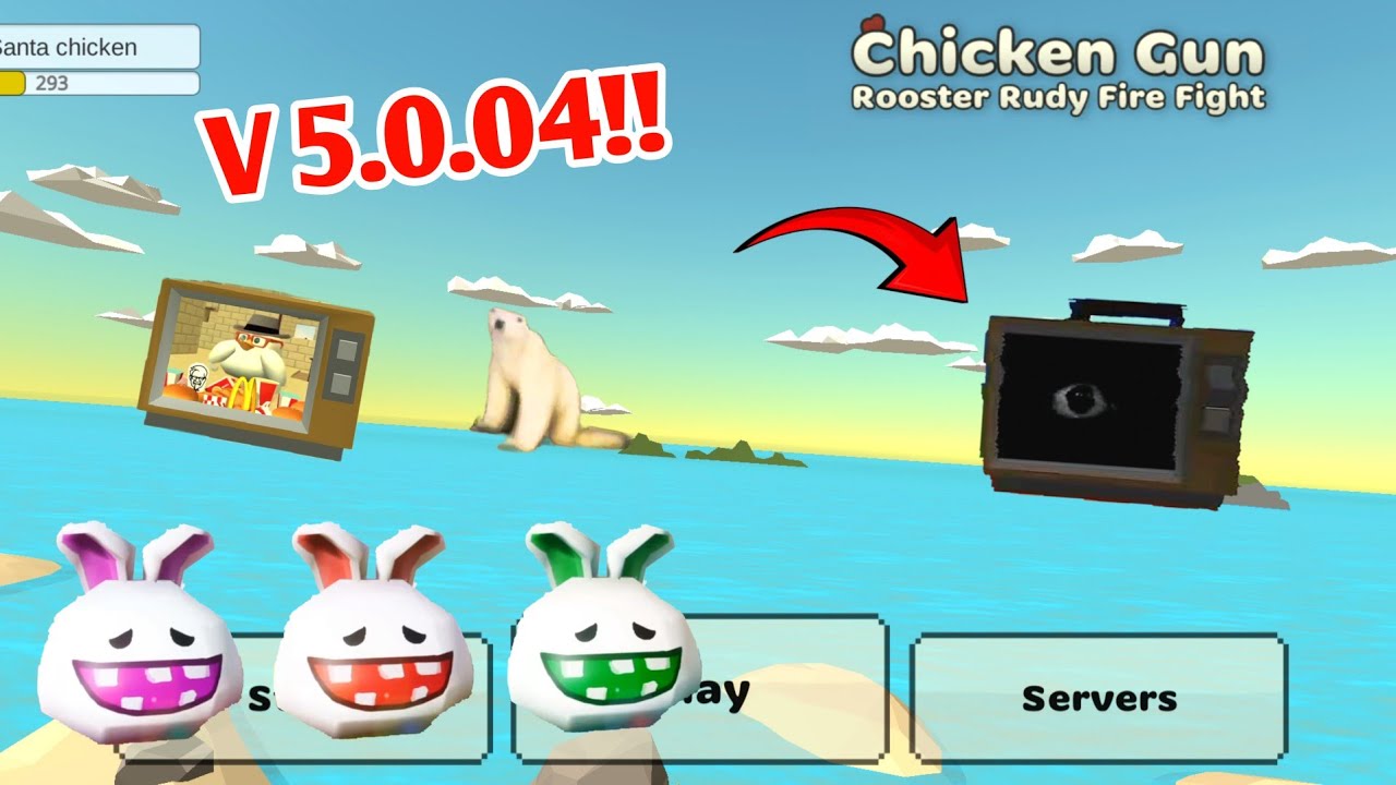 😱 CHICKEN GUN V 5.0.04 All SECRETS | CHICKEN GUN SECRET MOB