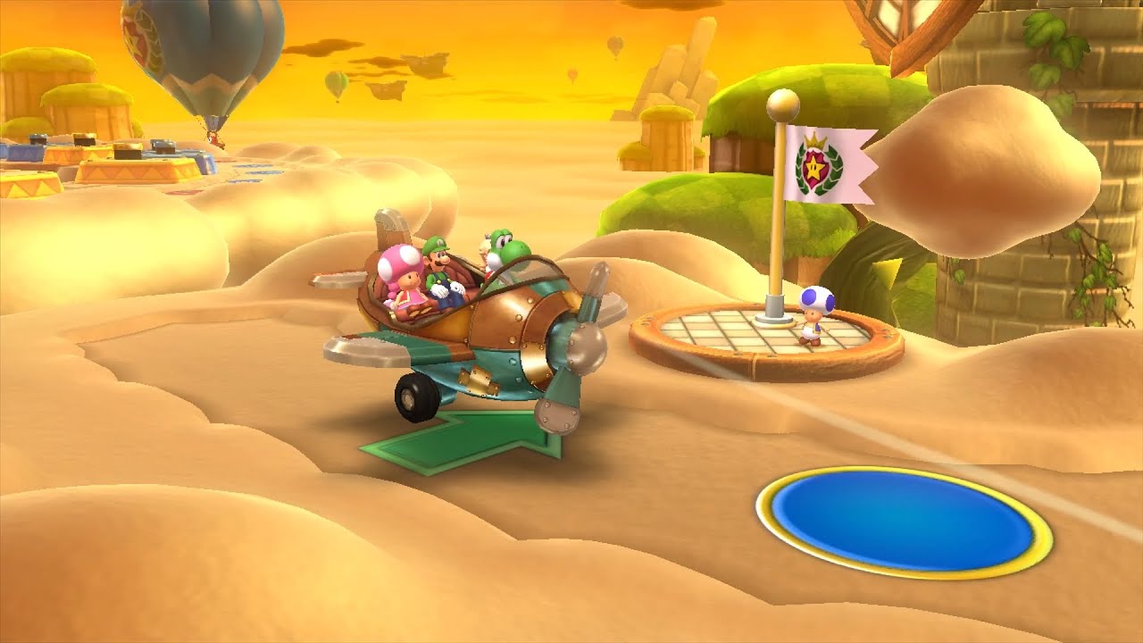 Mario Party 10 Mario Party #637 Rosalina vs Luigi vs Toadette vs Yoshi Airship Central Master