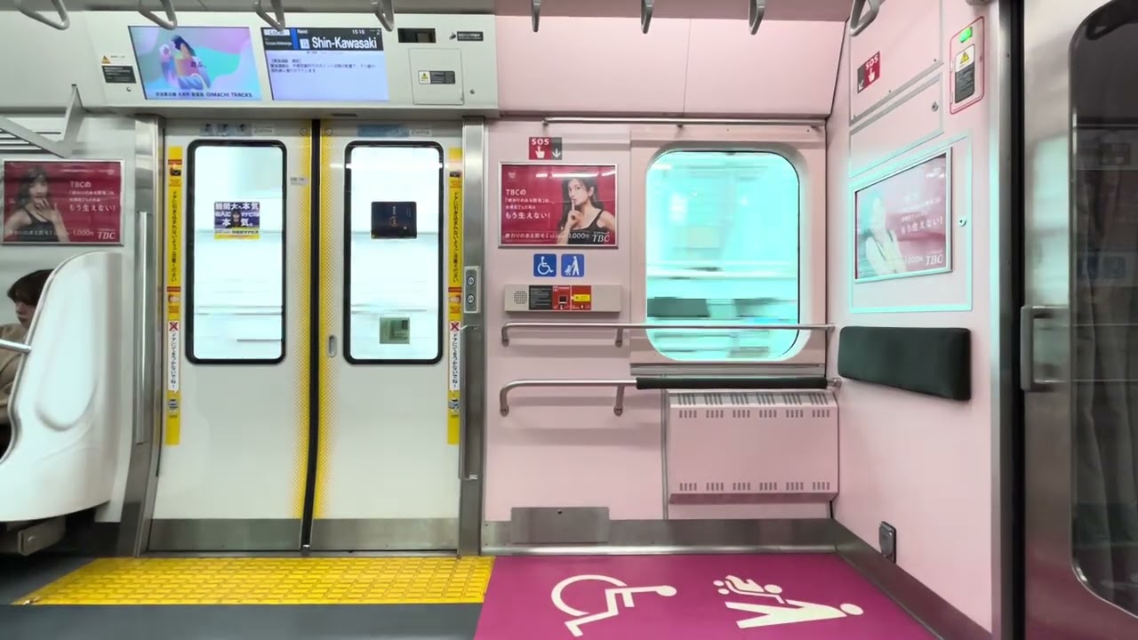 【走行音】JR横須賀線 E235系1000番台 横クラF-35編成（2次車）「三菱フルSiC-VVVF＋かご型三相誘導電動機」 横浜〜武蔵小杉 駅間（普通 上総一ノ宮 行）