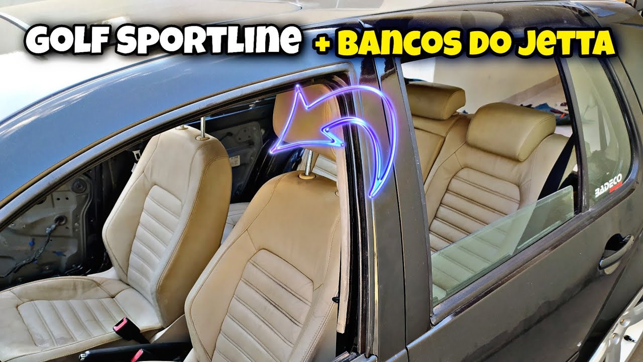 Bancos do Jetta no golf Sportline passo a passo