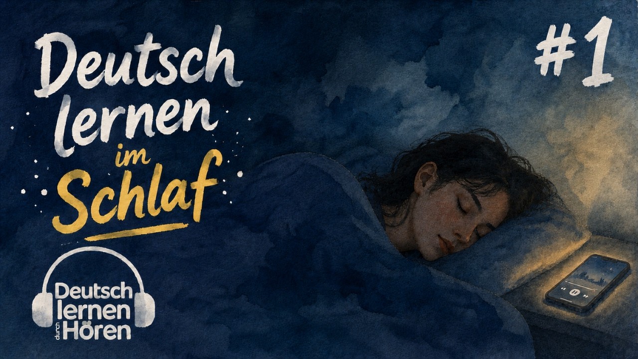 #1 | Deutsch lernen durch Hören | Deutsch lernen im Schlaf | Niveau A2-B1 | UT: 🇩🇪 🇬🇧 🇹🇷