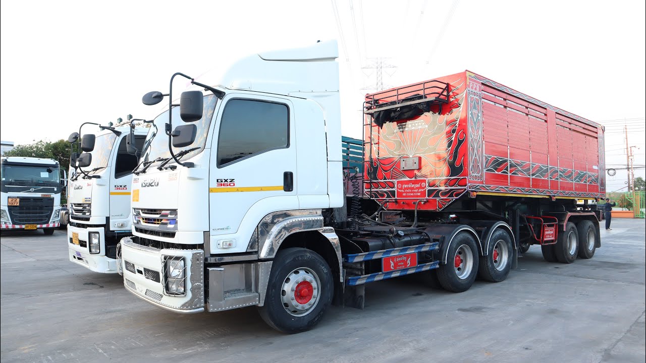 รีวิวหัวลากISUZU 360แรง ปี61 คู่กับหางเซมิดั๊มพ์สวยๆ 2แบบ ใครหาสเปคนี้อยู่รีบมาดู เรื่องราคามาคุยกัน