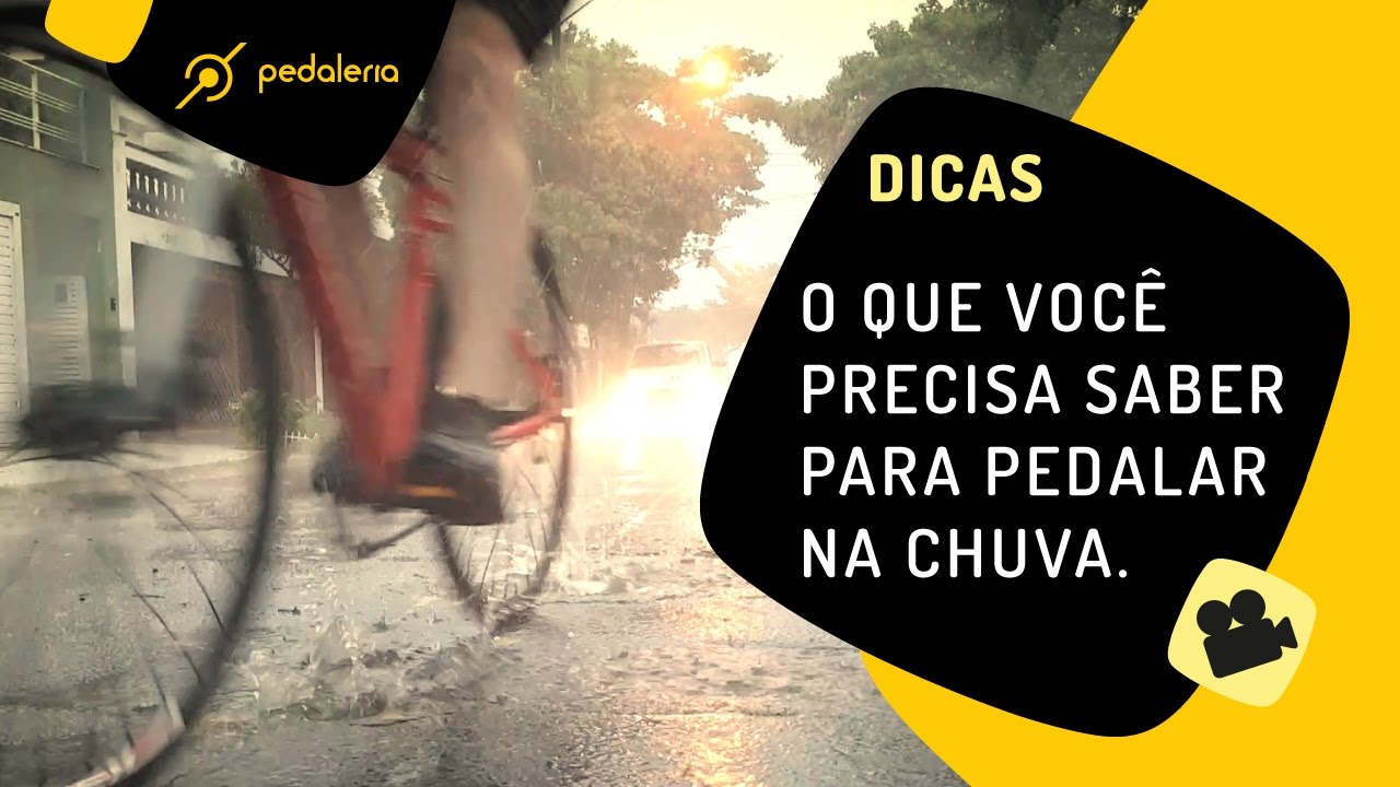 Pedaleria - Como pedalar na chuva, na cidade?