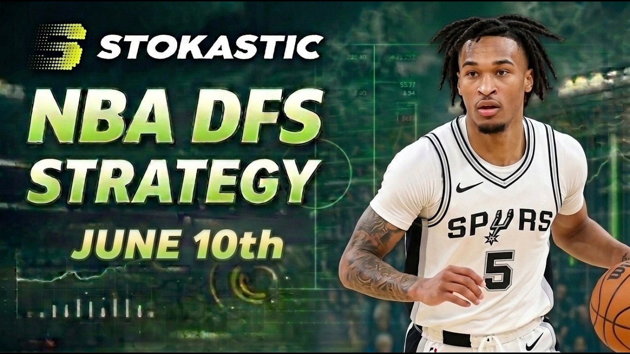 NBA DFS Strategy Wednesday 6/10/26 | DraftKings & FanDuel NBA Lineup Picks