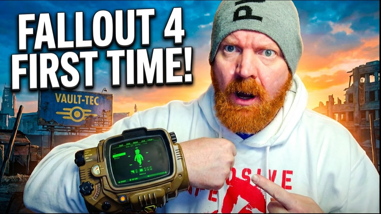 Back to the wasteland Fallout 4 first time #letsplay #chat #dingdong