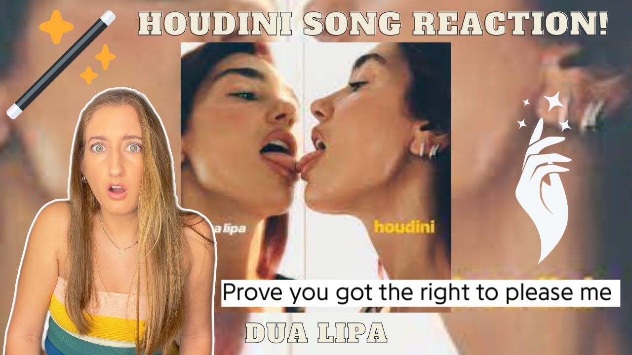 Dua Lipa Houdini Song Reaction | SHE'S MAGIC😌✨ #dualipa #dua #houdini #dualipahoudini