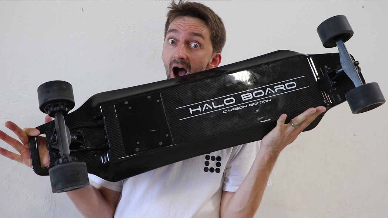 IS THIS THE BEST ELECTRIC SKATEBOARD? | HALO BOARD CARBON FIBER ELECTRIC SKATEBOARD