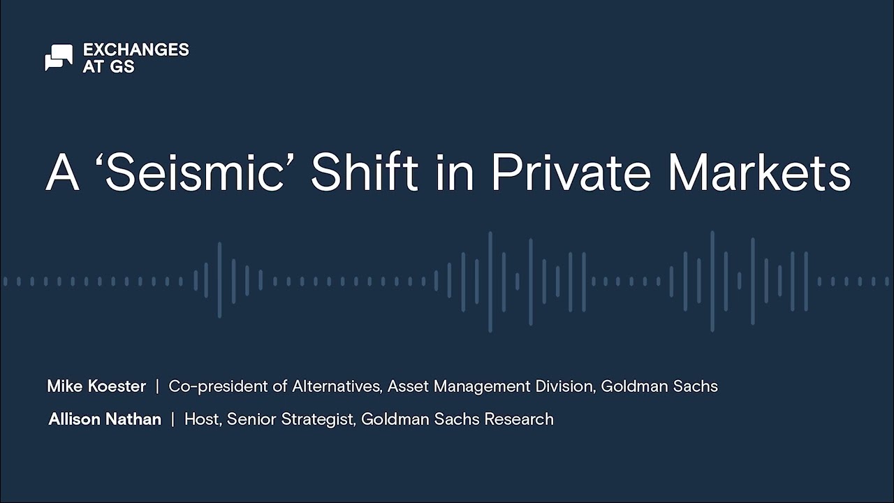 A &lsquo;Seismic&rsquo; Shift in Private Markets