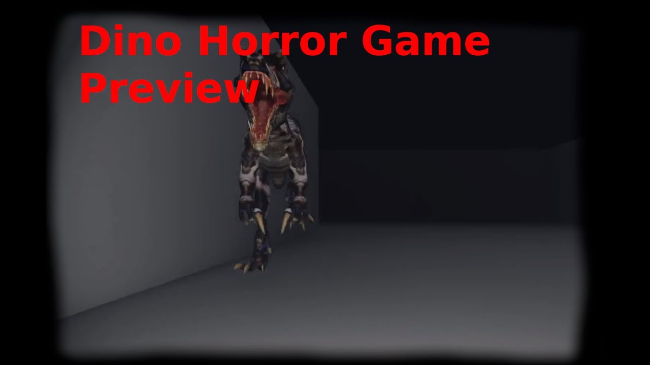 Dino Horror Game Preview #godot  #godot4 #horrogame #workinprogress #gamedev #gamedevelopment