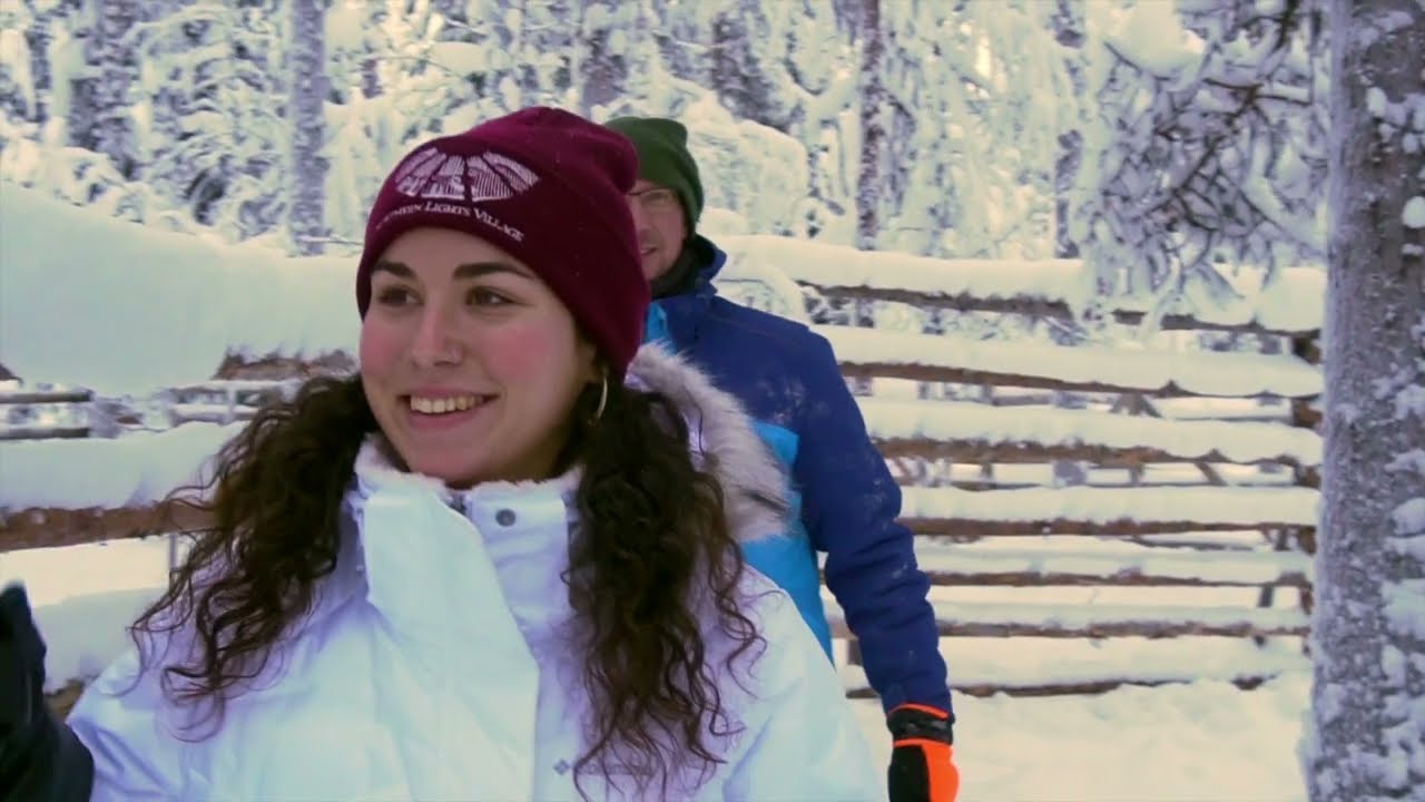 Northern Lights Village Levi mielikuvavideo