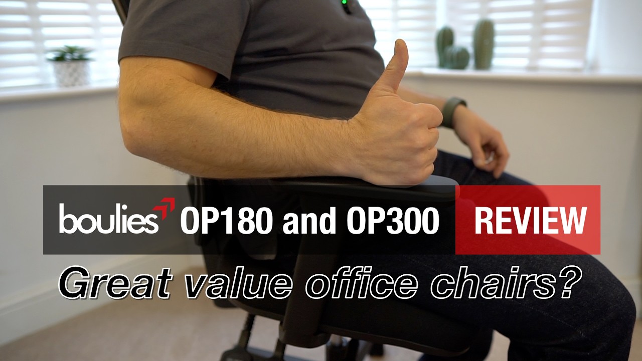 Обзор и сравнение офисных кресел Boulies OP180 и OP300.