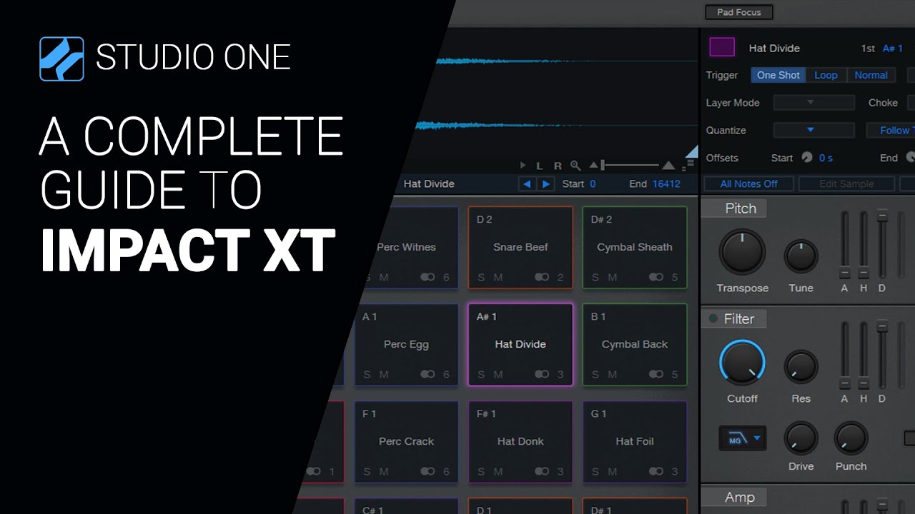 A guide to IMPACT XT from Studio One 6  - complete walkthrough tutorial