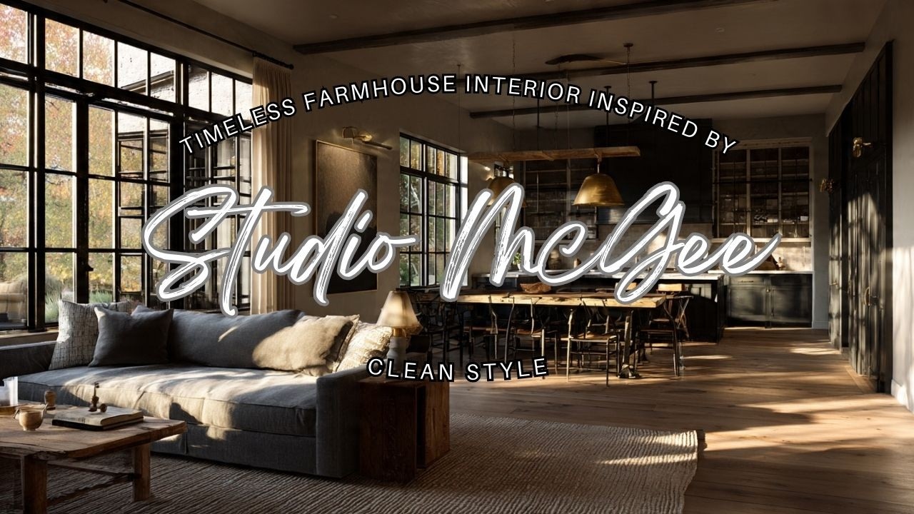 Timeless Farmhouse Interior Inspired by Studio McGee’s Clean Style