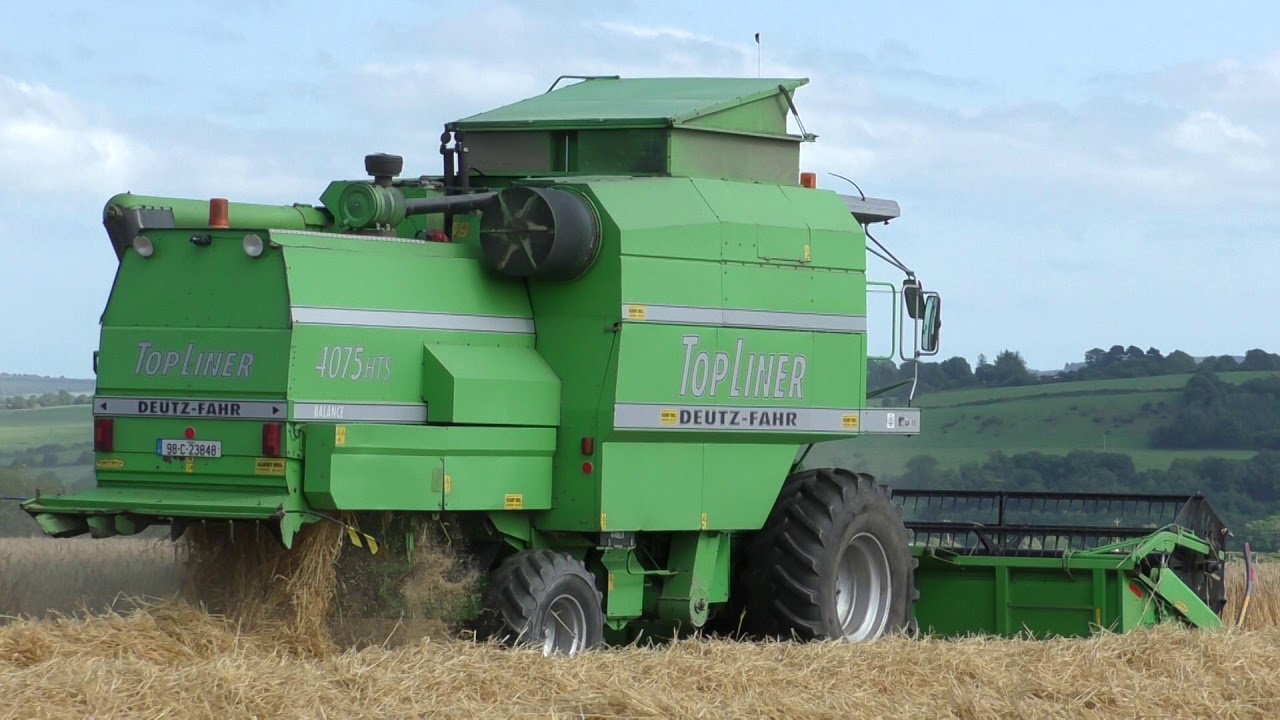 Harvest 2020 Deutz Fahr Topliner 4075 HTS Combine Harvester