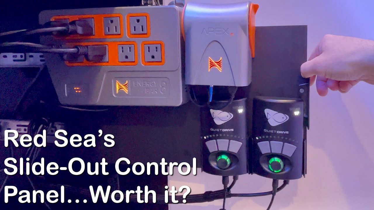Red Sea Reefer G2 Reef Tank Build | Slide-Out Control Panel, Setup of Neptune Apex and Ecotech MP40s