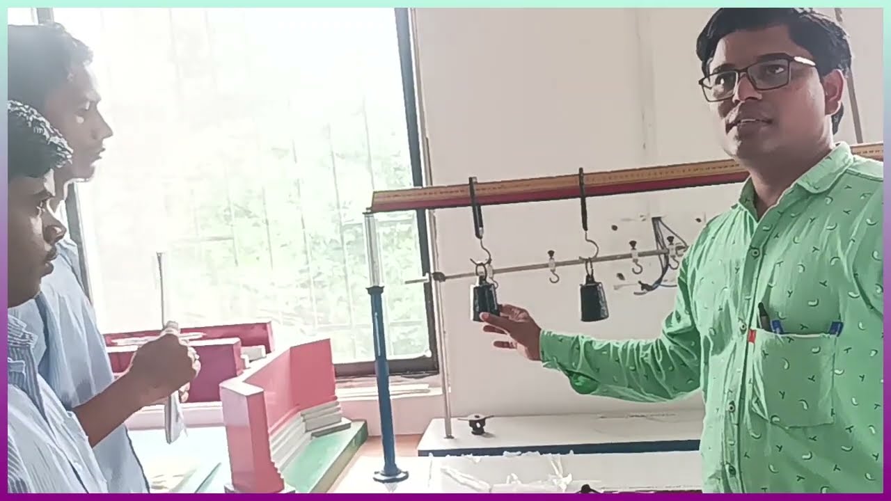 EXPERIMENT NO.4 To study Equilibrium of Parallel Forces Using Simply Supported Beam Reactions.