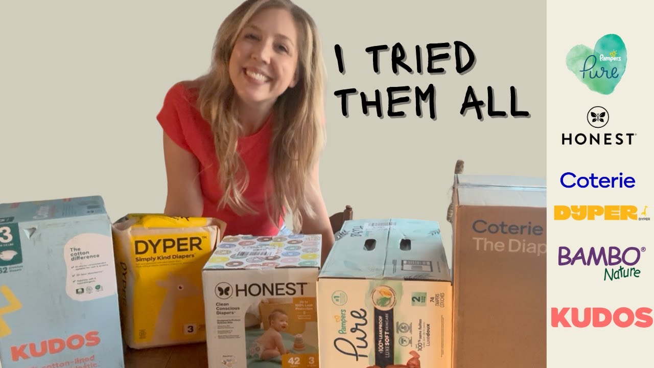 Coterie, Dyper and more | reviewing natural diapers for sensitive skin