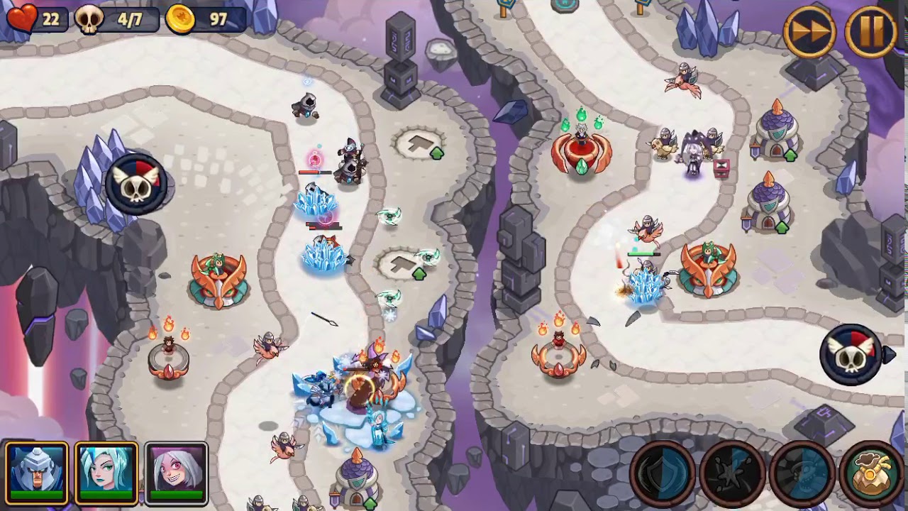Realm Defense World 4 | Level 119 | Campaign | 3 Stars | No Spells | Weak Heroes | Caelum Cloudveil
