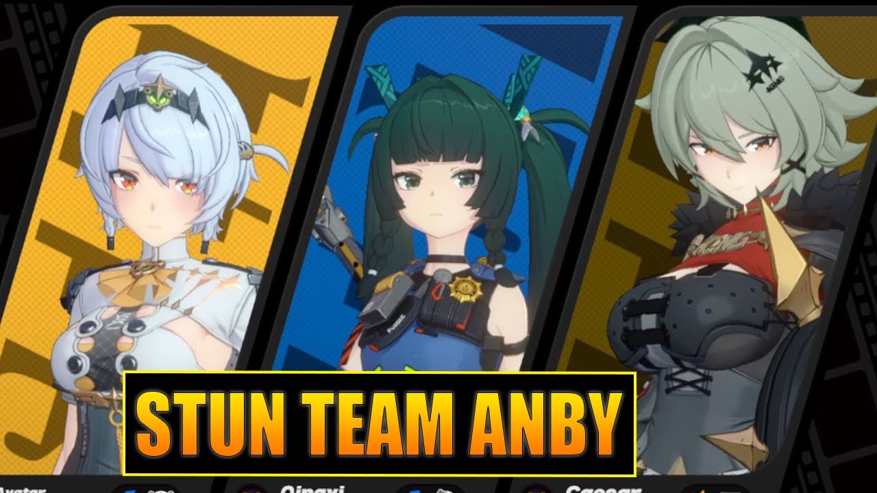 Stun Team Silver Soldier Anby : Qingyi - Caesar Player Full Gameplay | Zenless Zone Zero (ZZZ)