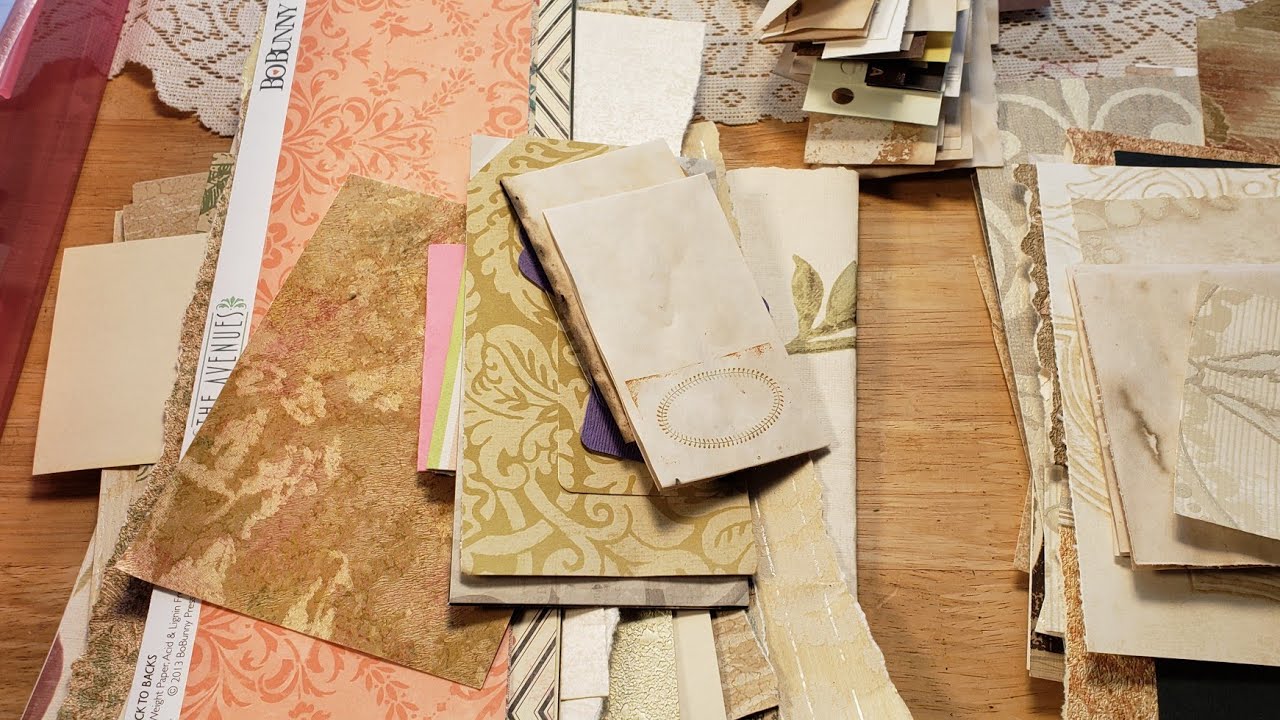 Ideas & Ways to Use Up Paper Scraps & Organize