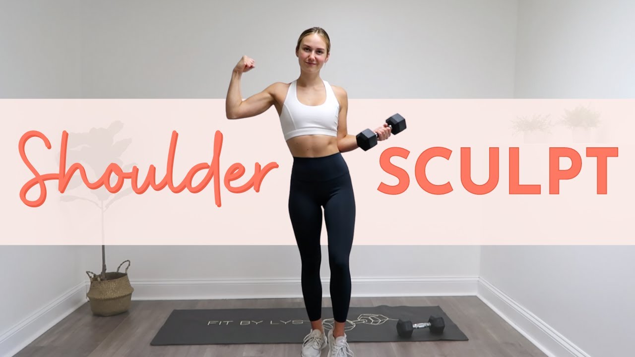 12 Minute SHOULDER SCULPTING WORKOUT With Weights