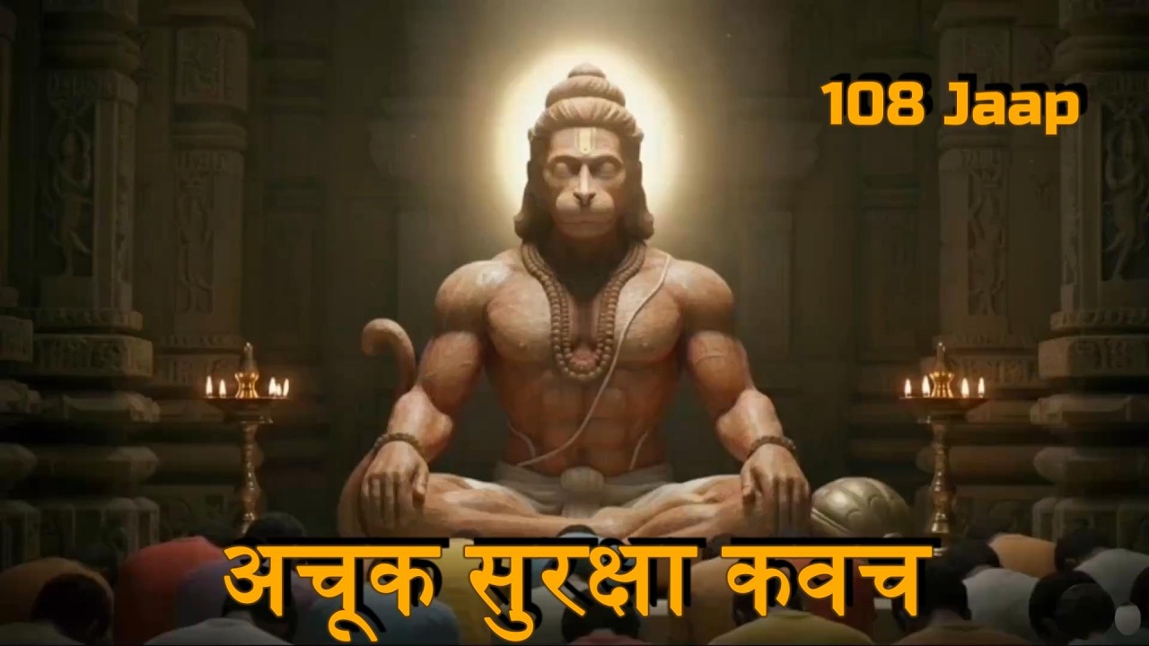 108 Times Powerful Hanuman Mantra: ॐ नमो हनुमते रुद्र अवताराय | Protection & Success
