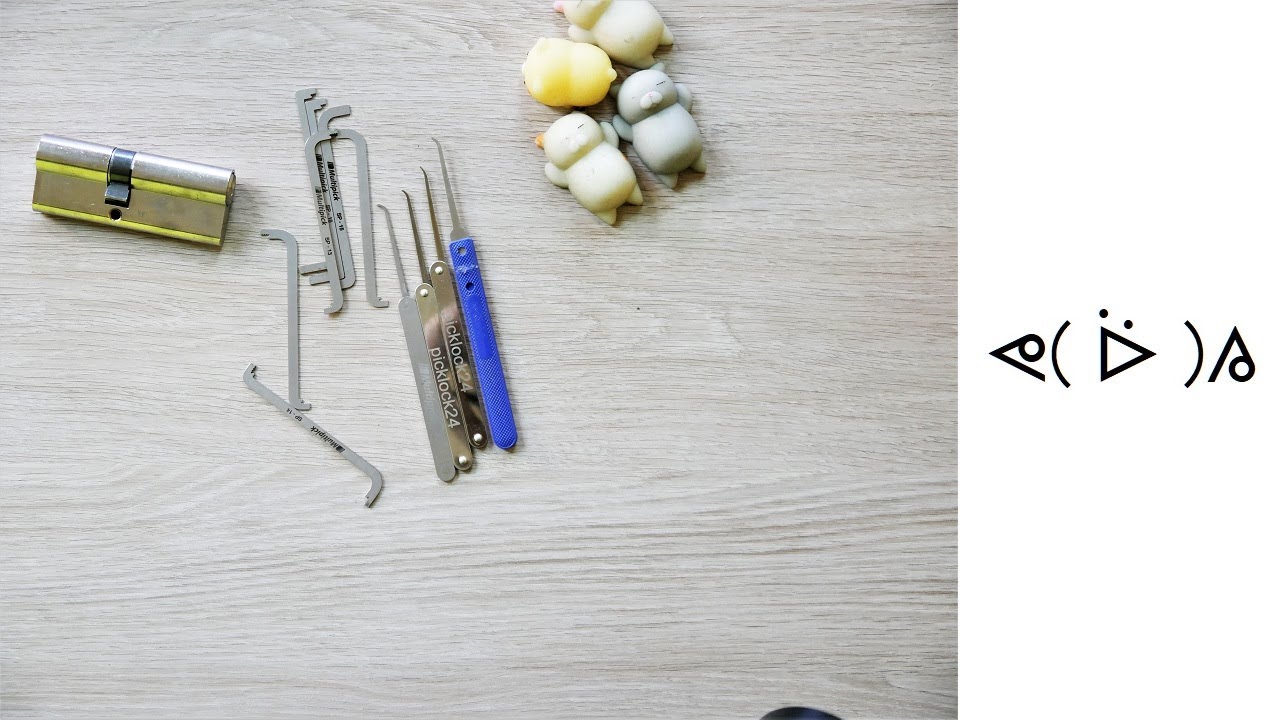 Lockpicking: Günstiges ABUS Türschloss gewaltfrei öffnen + mein neues Lockpicking Werkzeug - Mosch