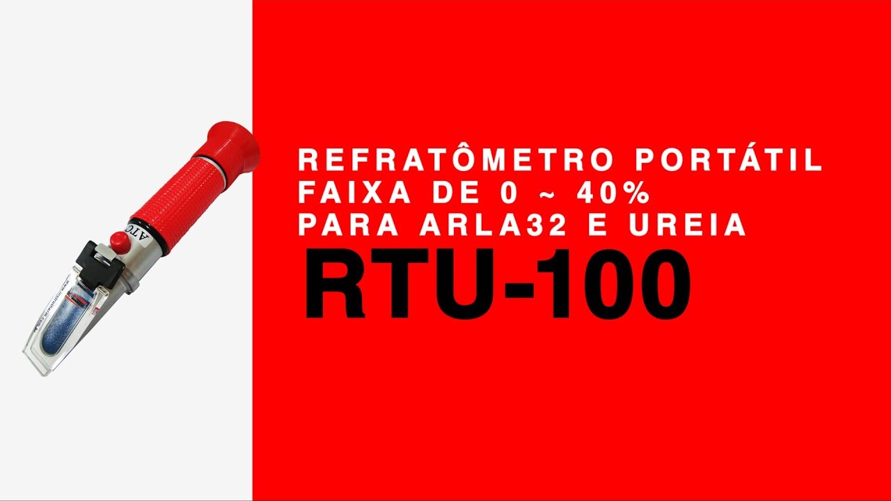 Refrat&ocirc;metro de Ureia - Como utilizar?