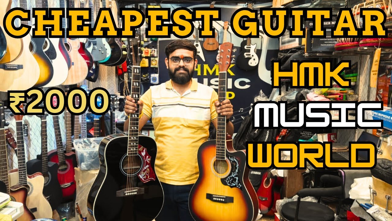 Best Imported GUITARS🎸 in Cheap Price 😍/Casio Cheap Piano/ HMK Music World | Delhi NCR