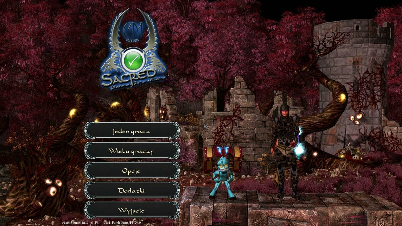 SACRED 2 I&B PL - Driada 171lvl Gra Dowolna, Exp - Niob.