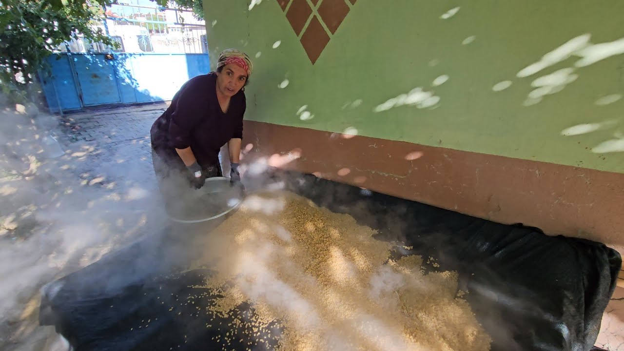 Doğal Köy Usulü Bulgur Kaynatma