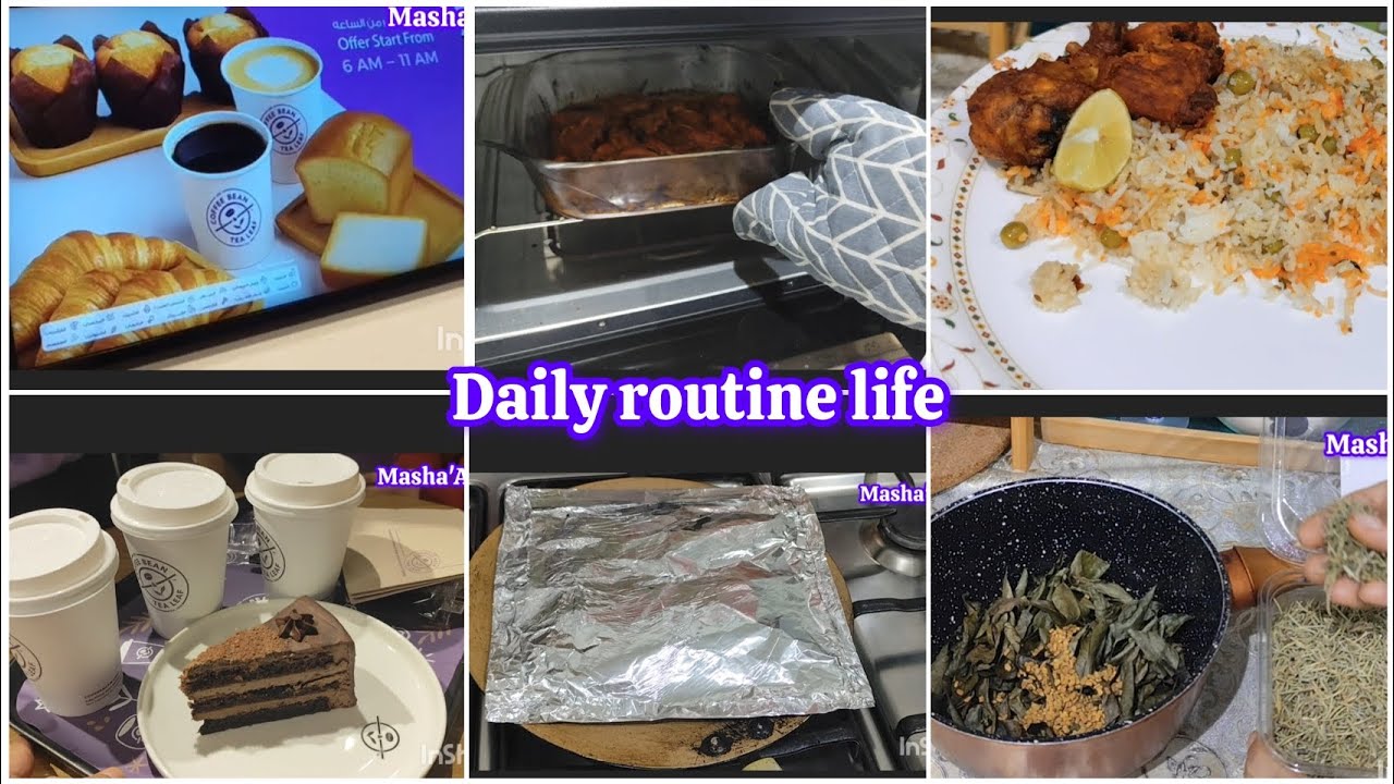 My routine life in Saudi Arabia/tips and tricks/viral popcorn hack/homemade effective hair oil