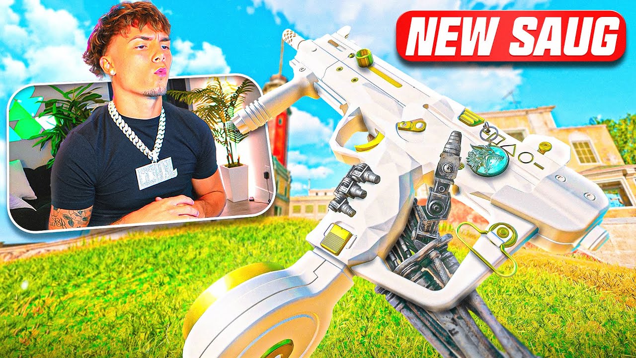 The *NEW* all white SAUG is RIDICULOUS on Rebirth Island😭😍