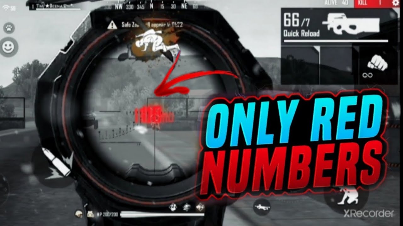 RED NUMBER &hearts;️ #JOHN WICK FF #youtuber # tamil nadu