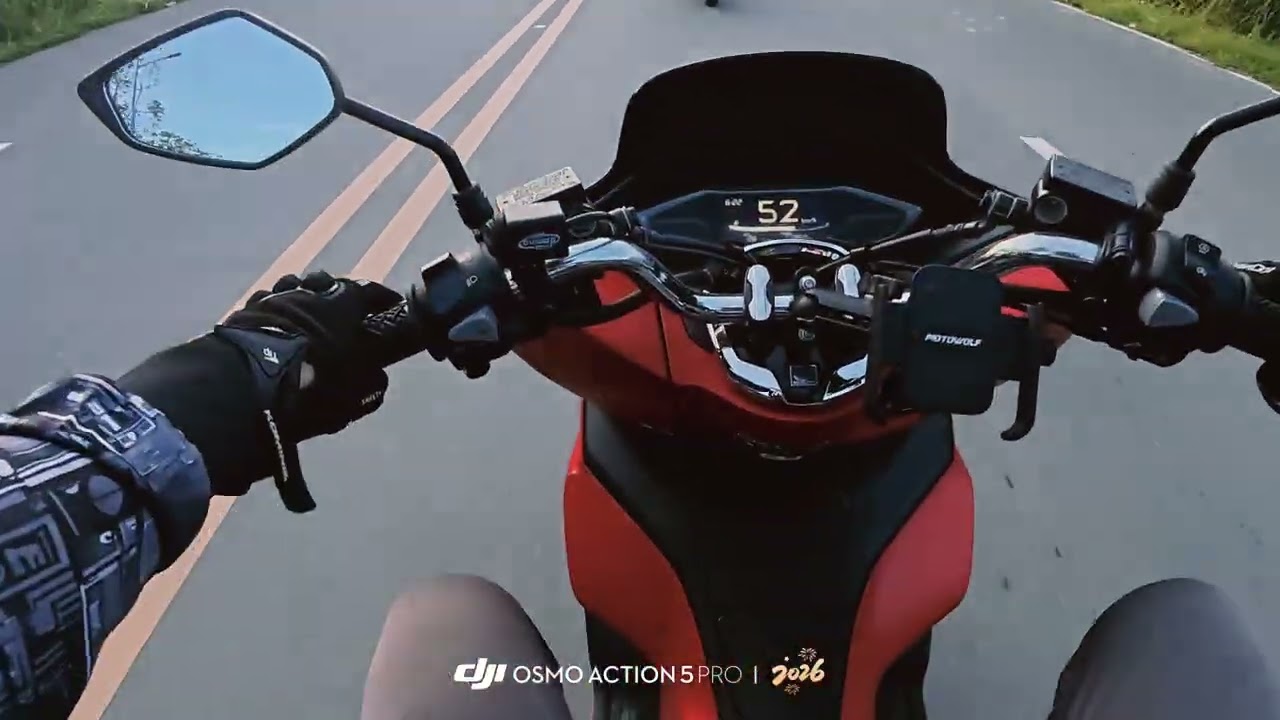 PCX | Vespa | Marilaque morning slow ride | THEMOB | Raw audio