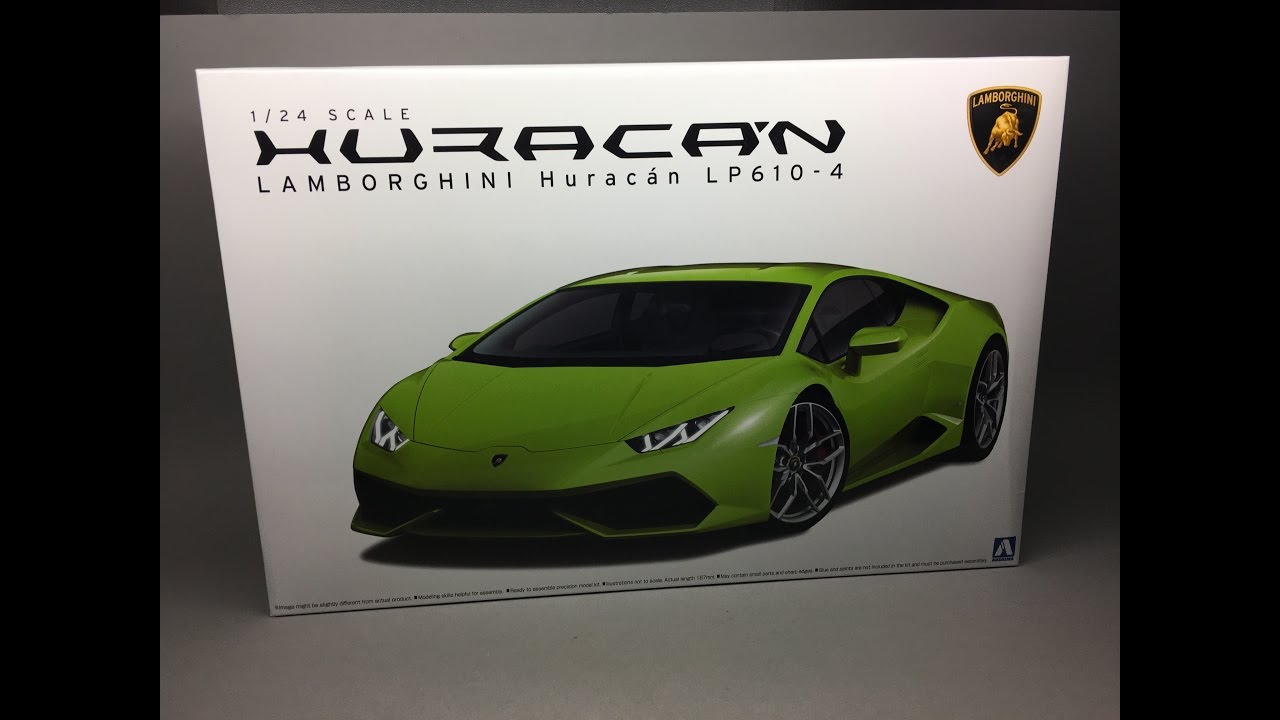 Unboxing: Aoshima Lamborghini Huracan LP610-4